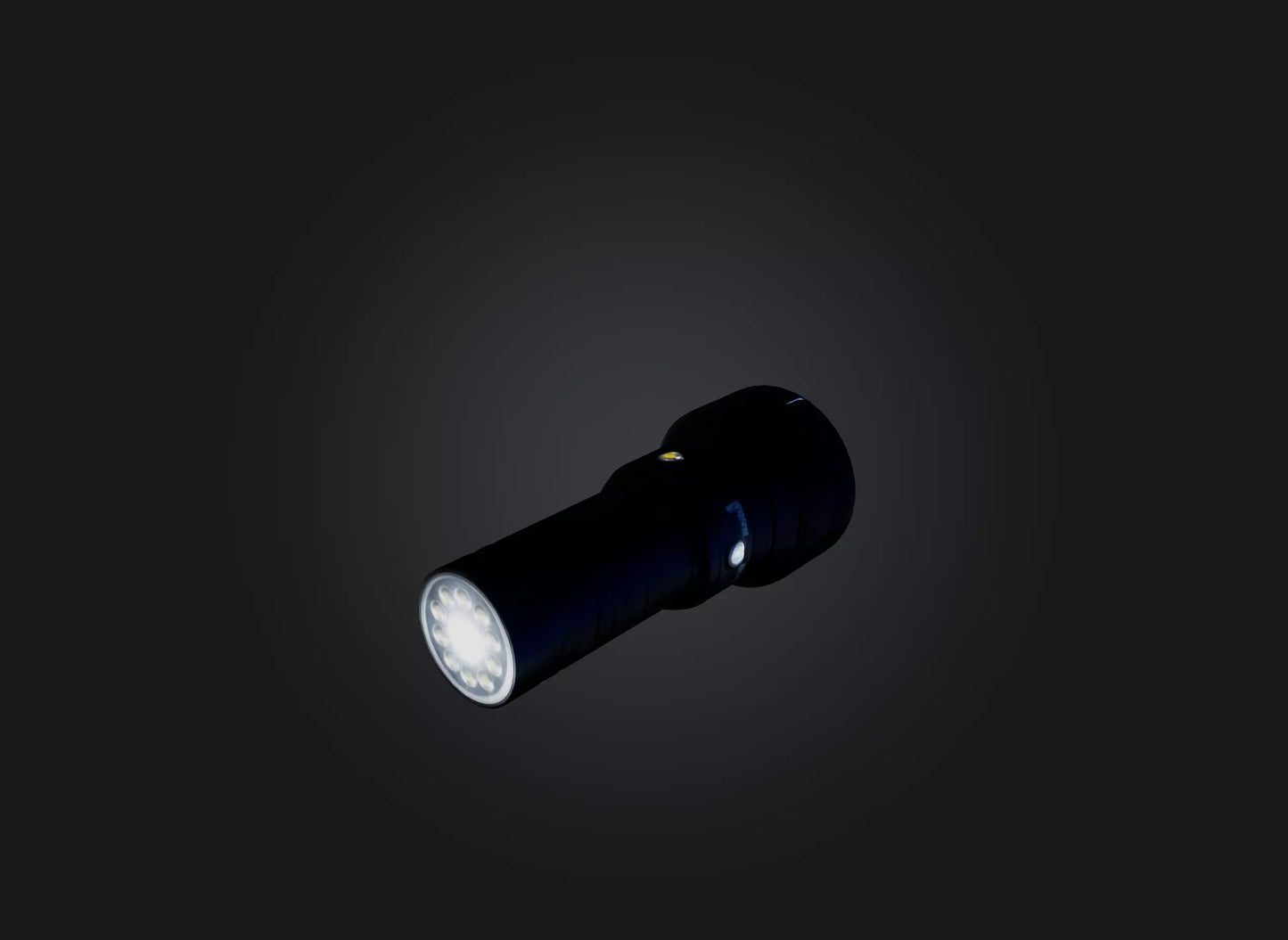 3D model flashlight VR / AR / low-poly