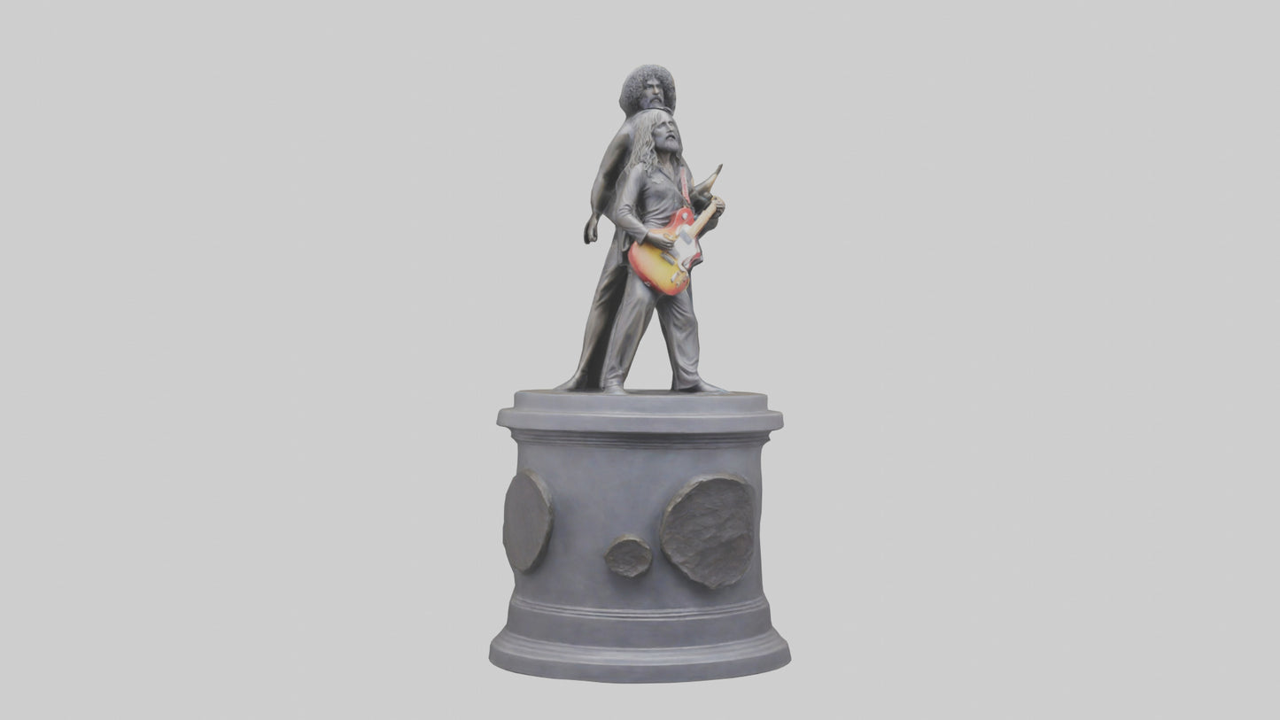 Fleetwood Mac statue model VR / AR / low-poly