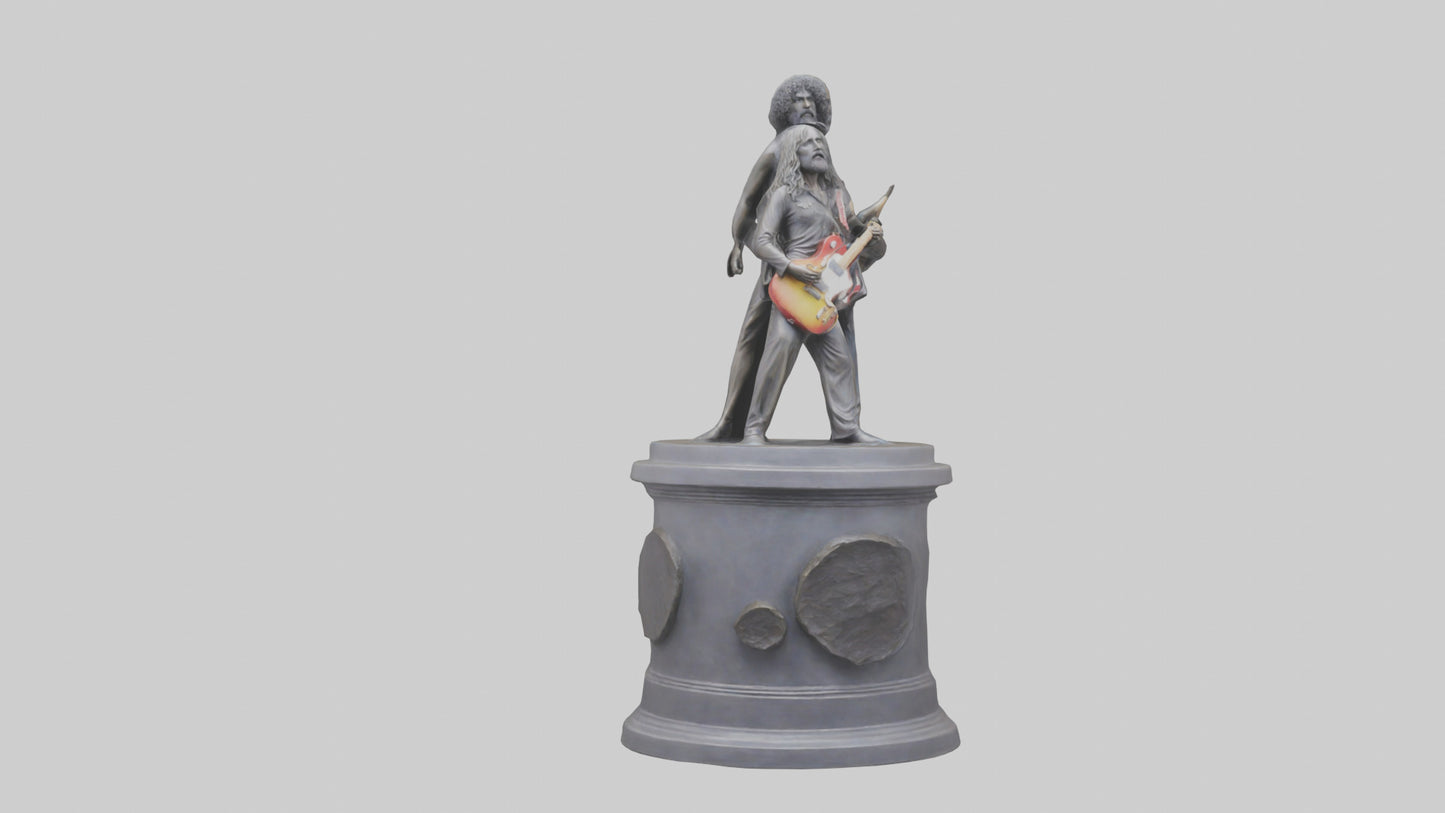 Fleetwood Mac statue model VR / AR / low-poly