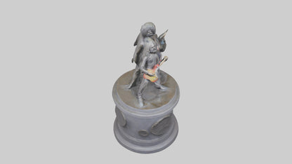 Fleetwood Mac statue model VR / AR / low-poly
