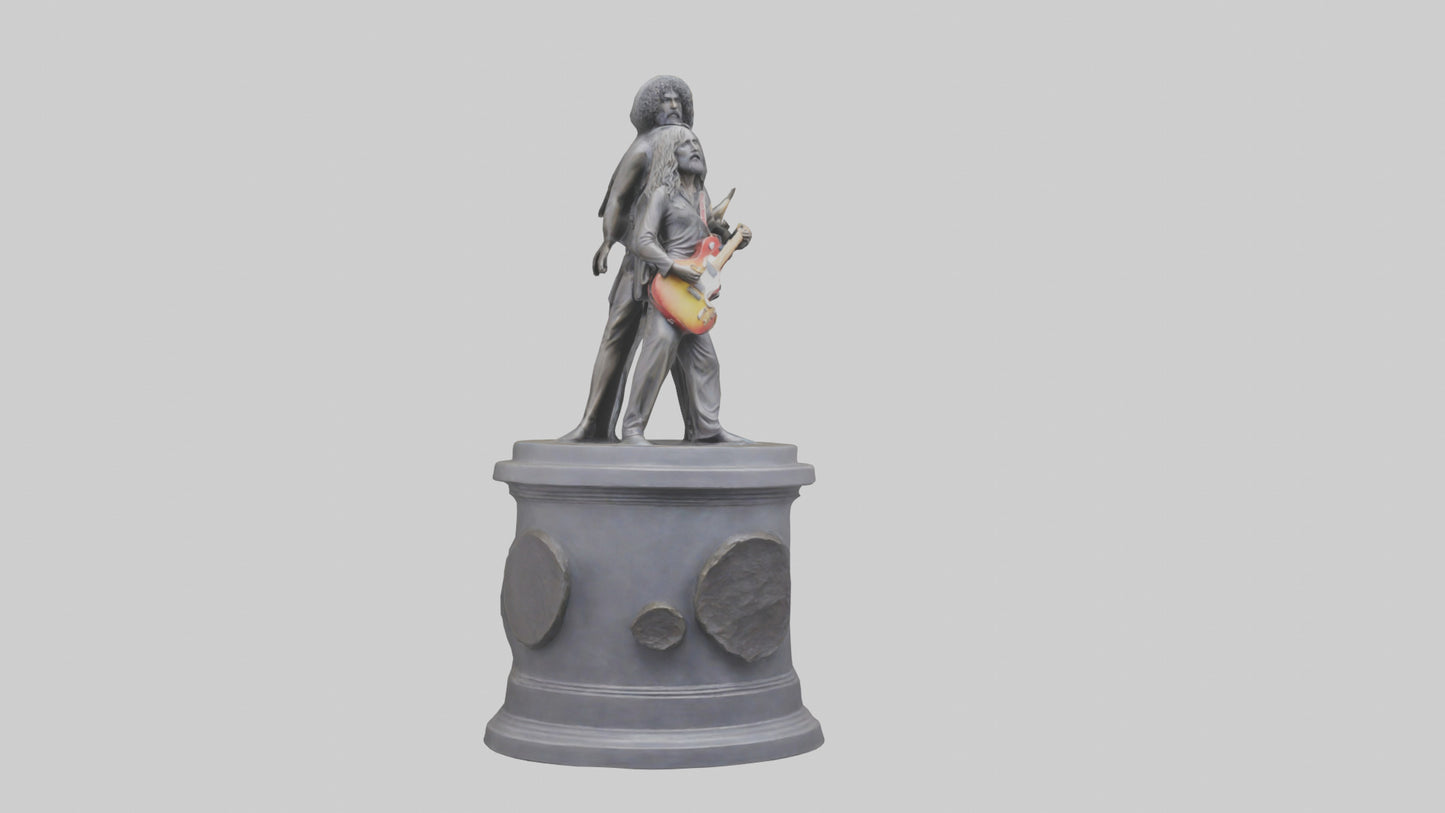 Fleetwood Mac statue model VR / AR / low-poly