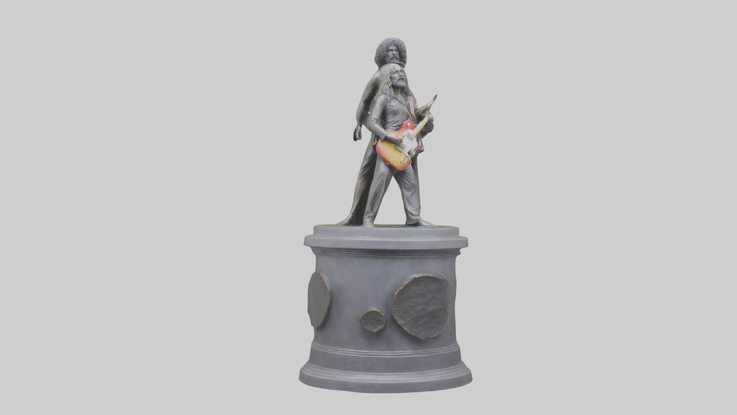 Fleetwood Mac statue model VR / AR / low-poly