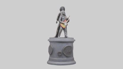Fleetwood Mac statue model VR / AR / low-poly