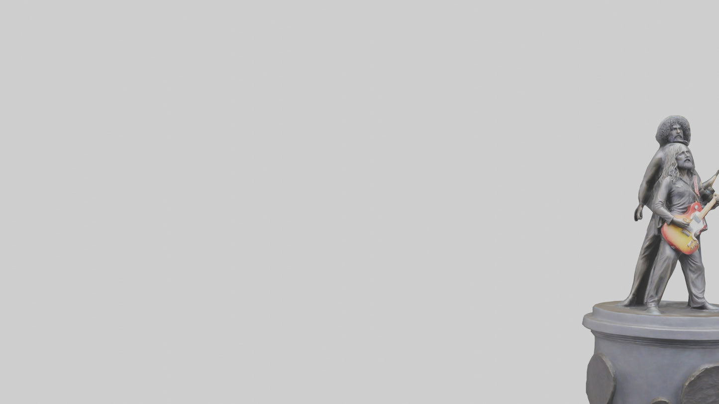 Fleetwood Mac statue model VR / AR / low-poly