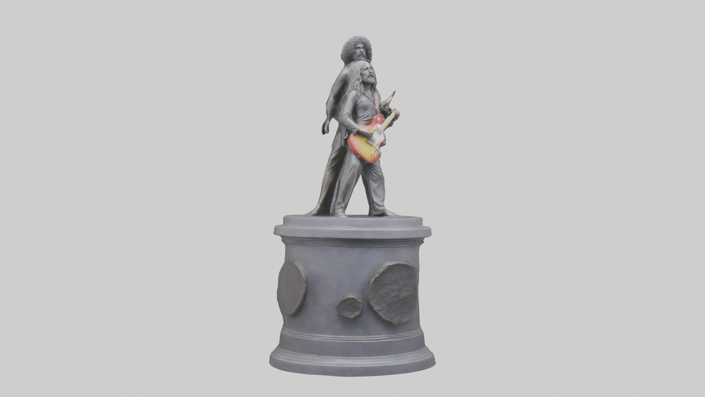 Fleetwood Mac statue model VR / AR / low-poly
