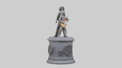 Fleetwood Mac statue model VR / AR / low-poly
