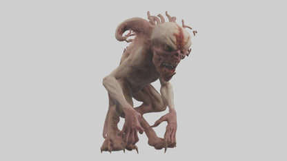 Flesh monster model 3D model