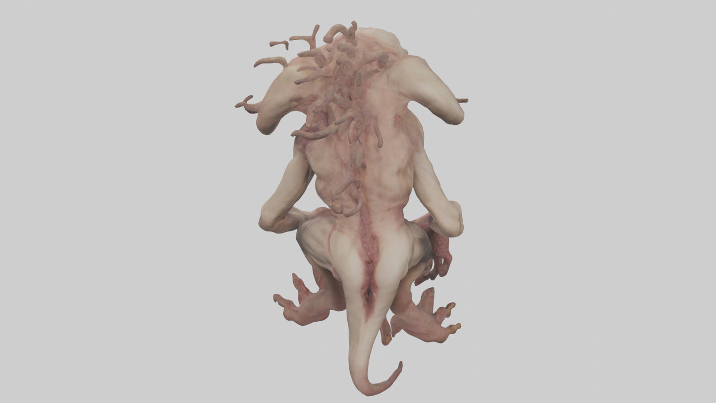 Flesh monster model 3D model