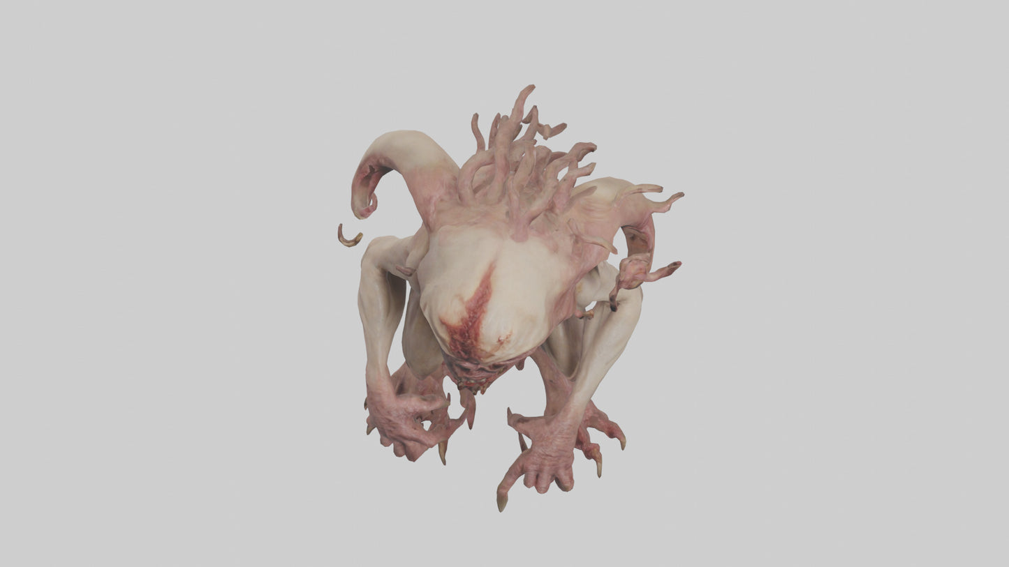 Flesh monster model 3D model