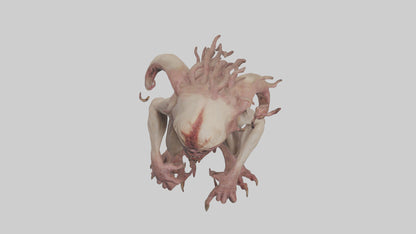 Flesh monster model 3D model