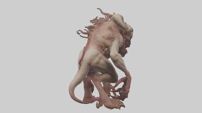 Flesh monster model 3D model