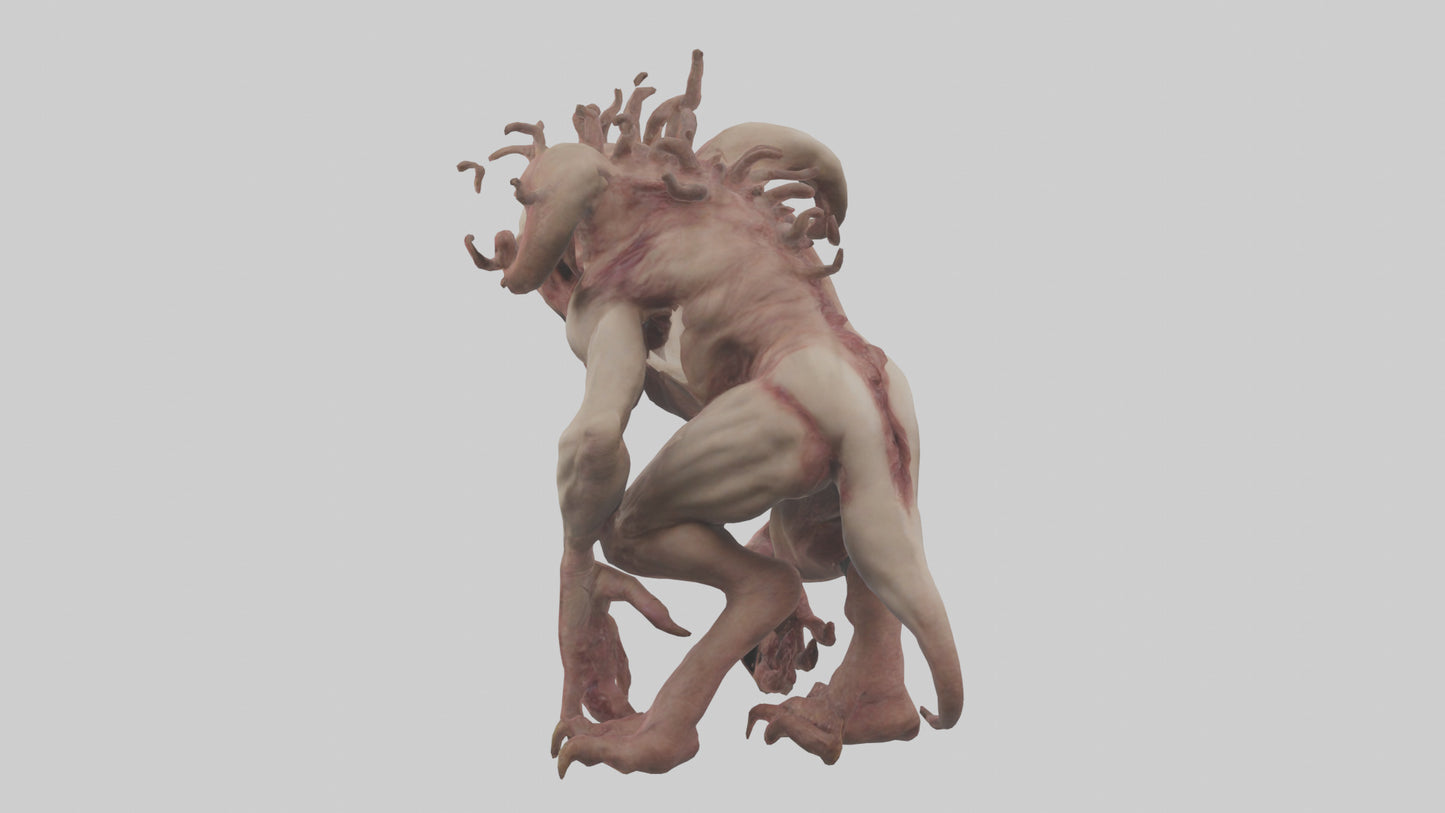 Flesh monster model 3D model