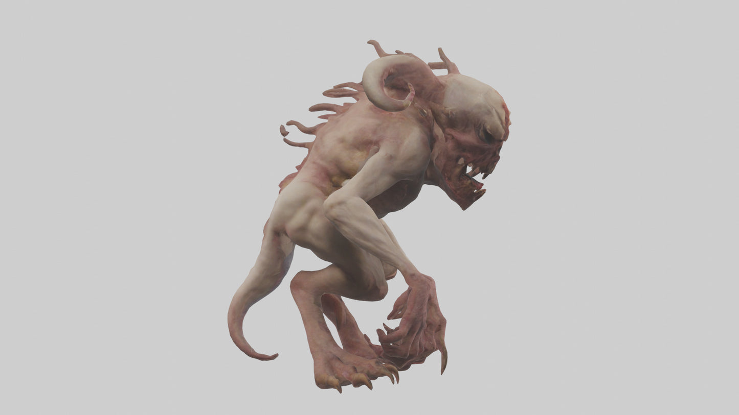 Flesh monster model 3D model