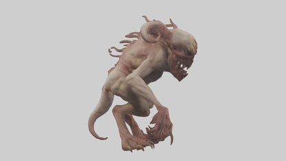 Flesh monster model 3D model