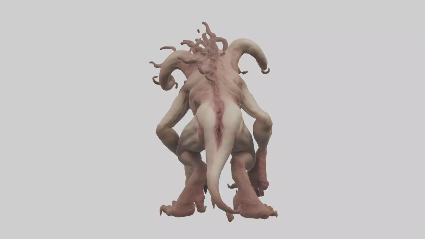 Flesh monster model 3D model