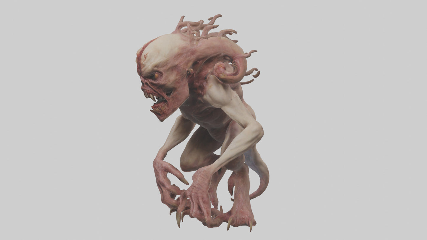 Flesh monster model 3D model