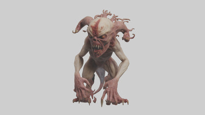 Flesh monster model 3D model