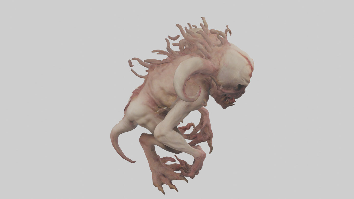 Flesh monster model 3D model