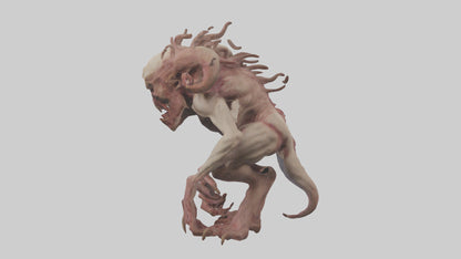 Flesh monster model 3D model