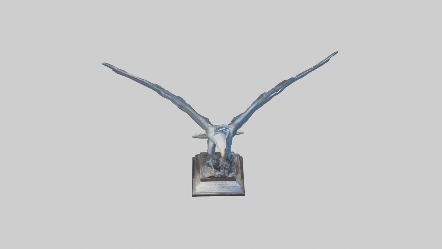 3D model Flight of Freedom statue model VR / AR / low-poly