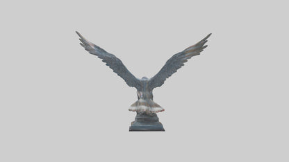 3D model Flight of Freedom statue model VR / AR / low-poly