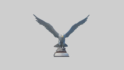 3D model Flight of Freedom statue model VR / AR / low-poly