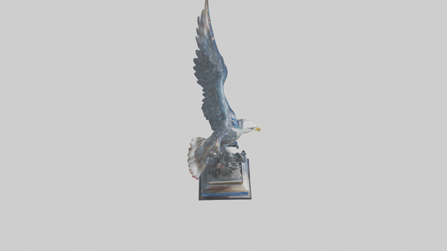 3D model Flight of Freedom statue model VR / AR / low-poly