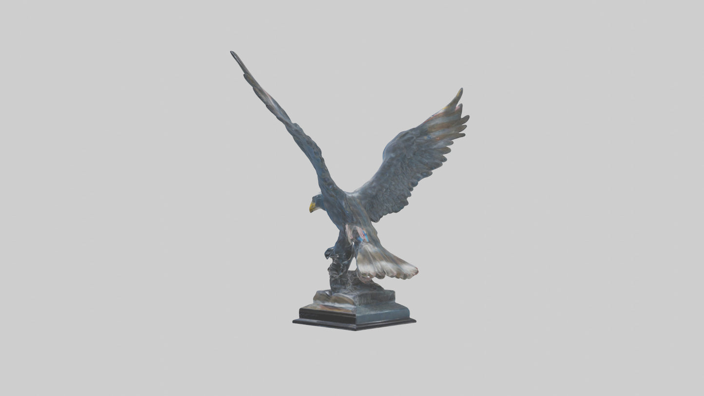 3D model Flight of Freedom statue model VR / AR / low-poly