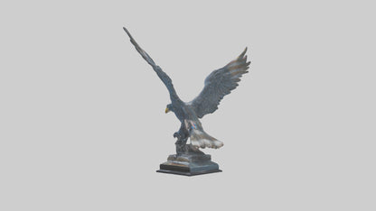 3D model Flight of Freedom statue model VR / AR / low-poly