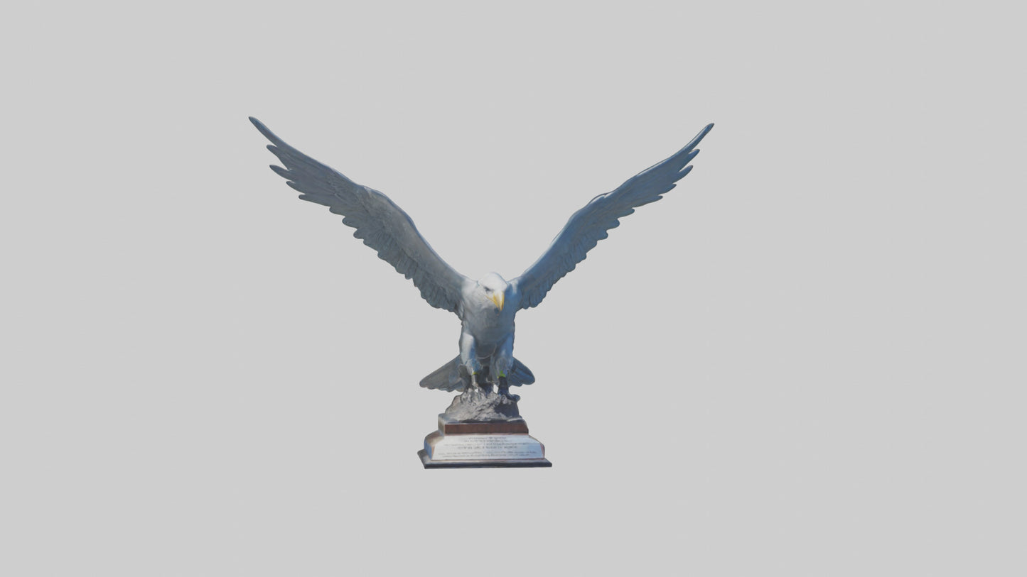 3D model Flight of Freedom statue model VR / AR / low-poly