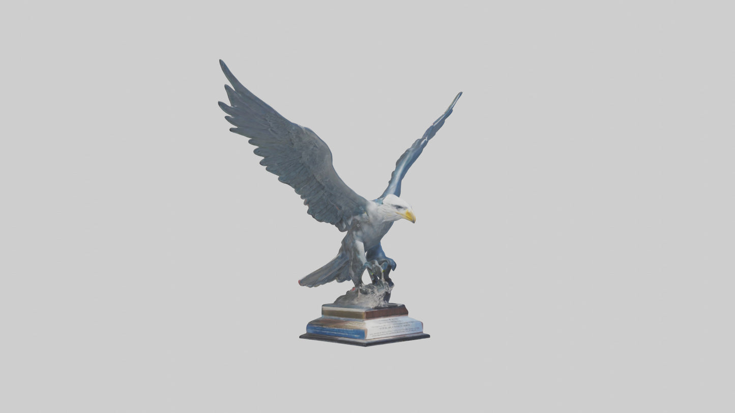 3D model Flight of Freedom statue model VR / AR / low-poly