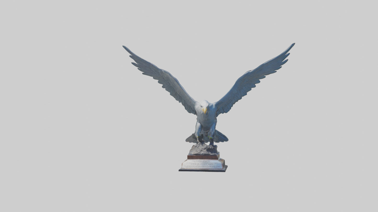 3D model Flight of Freedom statue model VR / AR / low-poly
