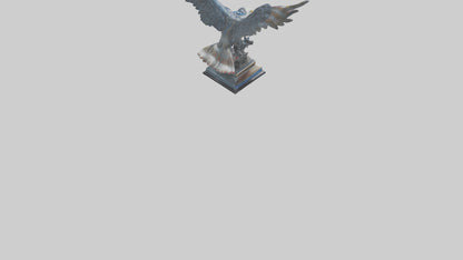 3D model Flight of Freedom statue model VR / AR / low-poly