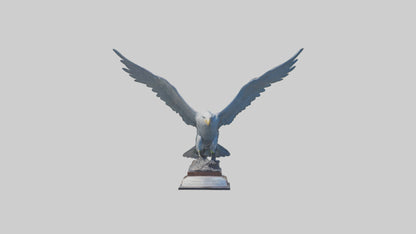 3D model Flight of Freedom statue model VR / AR / low-poly