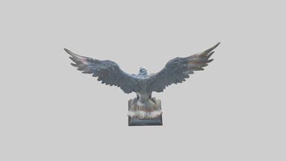 3D model Flight of Freedom statue model VR / AR / low-poly