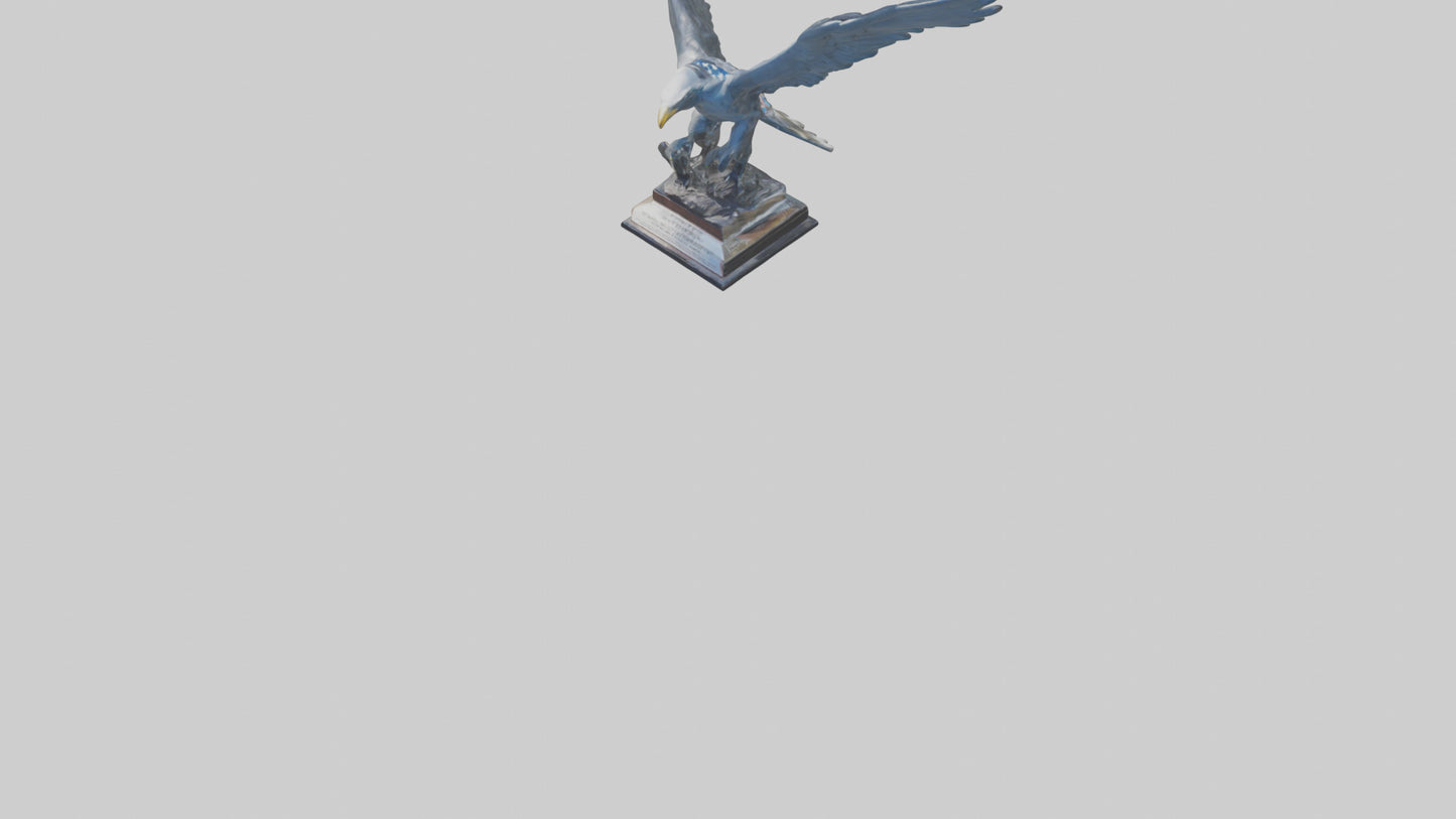 3D model Flight of Freedom statue model VR / AR / low-poly