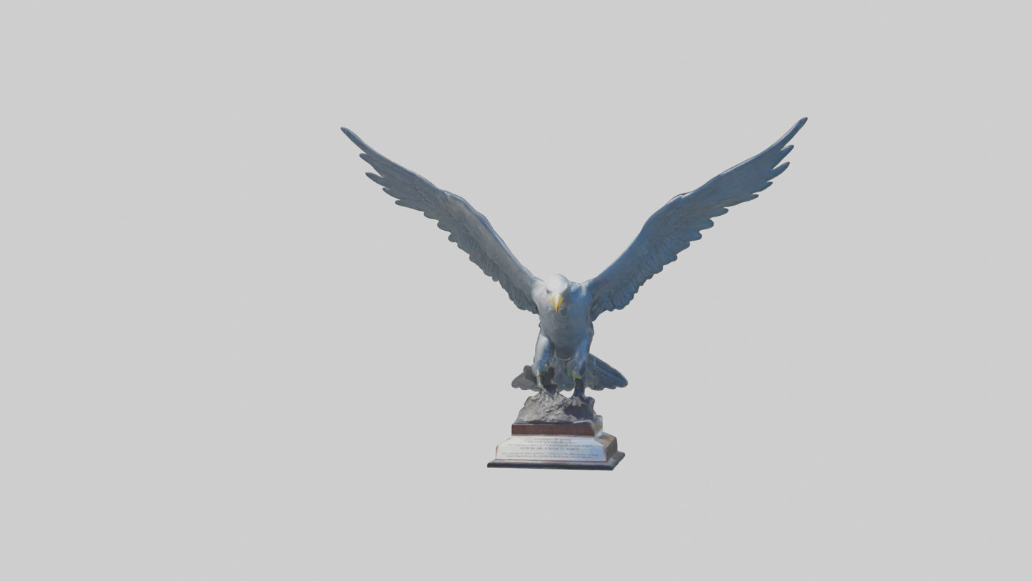 3D model Flight of Freedom statue model VR / AR / low-poly