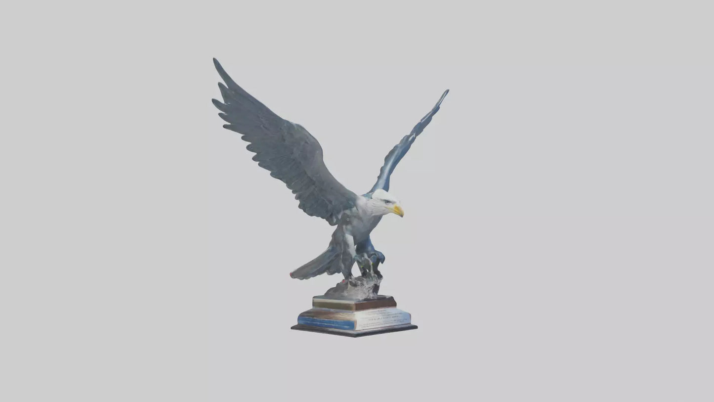 3D model Flight of Freedom statue model VR / AR / low-poly