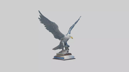 3D model Flight of Freedom statue model VR / AR / low-poly