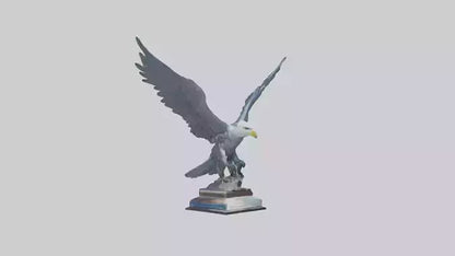3D model Flight of Freedom statue model VR / AR / low-poly