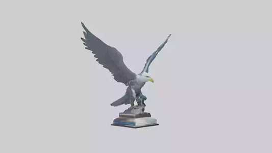 3D model Flight of Freedom statue model VR / AR / low-poly