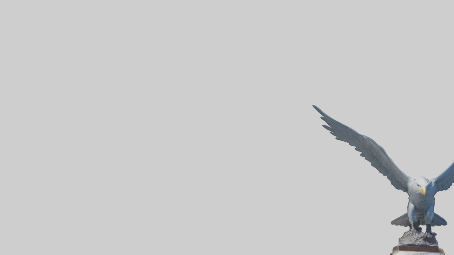 3D model Flight of Freedom statue model VR / AR / low-poly