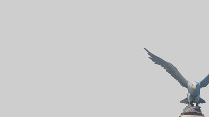 3D model Flight of Freedom statue model VR / AR / low-poly