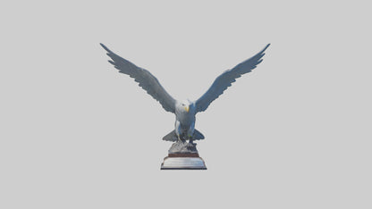 3D model Flight of Freedom statue model VR / AR / low-poly