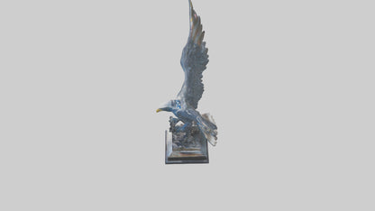 3D model Flight of Freedom statue model VR / AR / low-poly