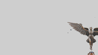 3D model Flight to Freedom statue model VR / AR / low-poly