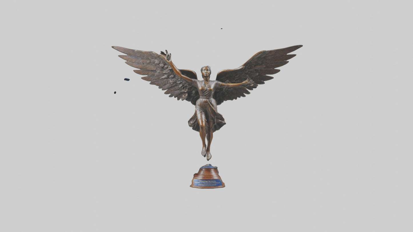 3D model Flight to Freedom statue model VR / AR / low-poly