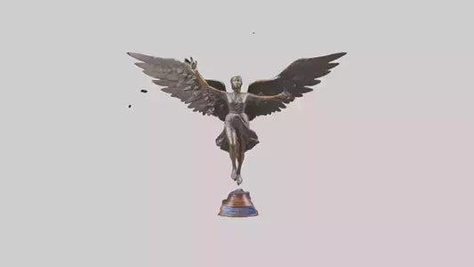 3D model Flight to Freedom statue model VR / AR / low-poly