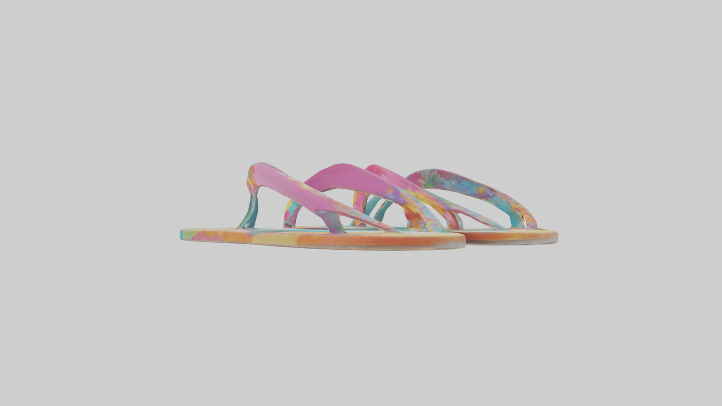 Flip Flop Wall Decor model VR / AR / low-poly
