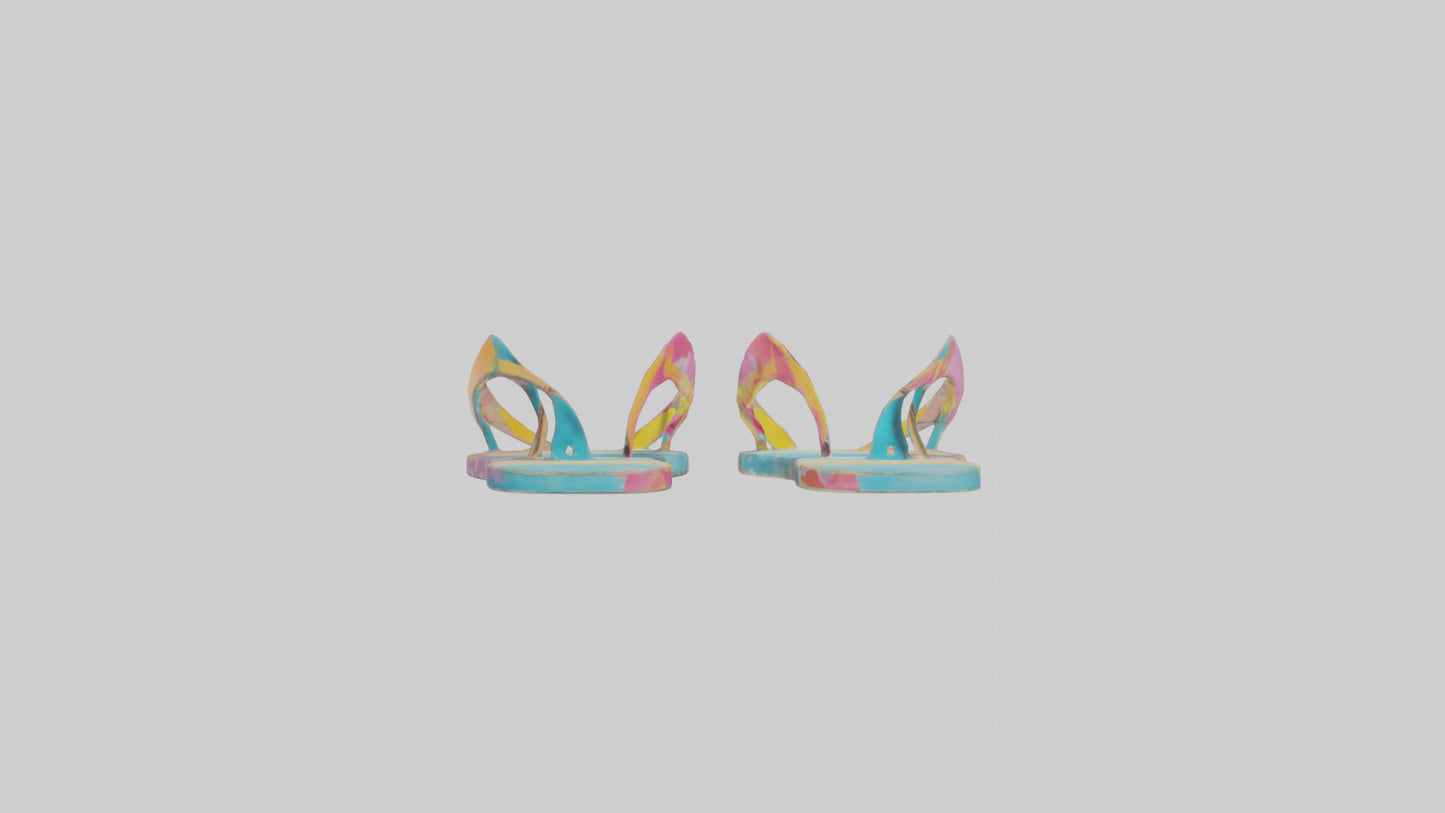 Flip Flop Wall Decor model VR / AR / low-poly